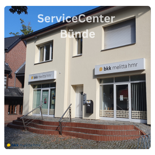 ServiceCenter der Krankenkasse bkk melitta hmr in Bünde, Hangbaumstr. 7 32257 Bünde